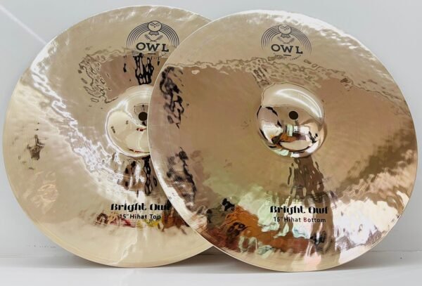 PREVENTA Bright Owl Hi Hats 15" PRECIO ESPECIAL