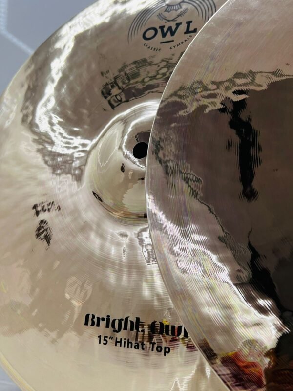 PREVENTA Bright Owl Hi Hats 15" PRECIO ESPECIAL - Imagen 2