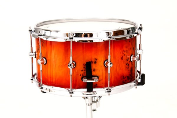 Tarola Emmeth Masterpiece SPECIAL Mappa Burl Orange/Red Red 14"x7" - Imagen 6