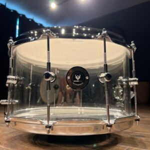 Tarola Emmeth 14x8 Acrílico Masterpiece Transparente